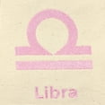 thumbnail image 5 of DALIX Zodiac Sign Tote Bag Horoscope Astrology - Libra Pink, 5 of 7