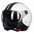 thumbnail image 3 of Cascos de moto retro vintage Casco de moto abierto de media cara Cascos de moto 3/4 Casco de seguridad para scooter Casque Ksak, 3 of 5
