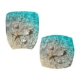 thumbnail image 6 of ZUXONGSY Sea Starfish Shells Office Chair Cover 2 Packs Office Desk Chair Covers with Elastic Bands Exquisite Chair Protector Easy to Install Suitable for Computer Chairs Office Chairs, 6 of 7
