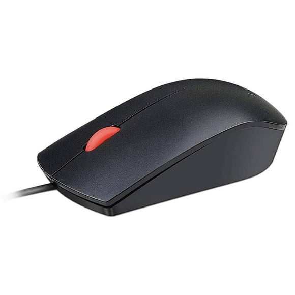 Mouse Óptico Lenovo Essential, USB, 1600dpi, Color Negro. Lenovo 4Y50R20863