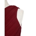 thumbnail image 5 of YONGHS Kids Flower Girl Chiffon Dress Wedding Bridesmaid Pageant Party Sleeveless Ruched Gowns Burgundy 6, 5 of 7