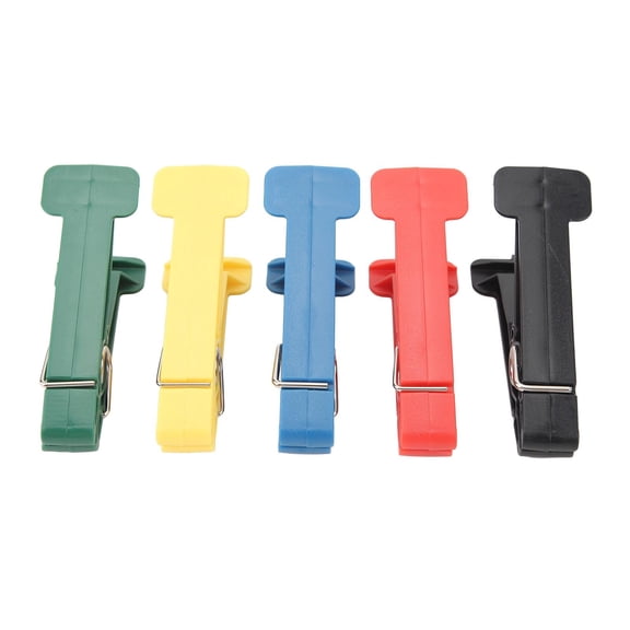 YAHHU 5‑Pack Finger Strengthener – Metal Spring Pinch Clips for Grip Training & Hand Recovery