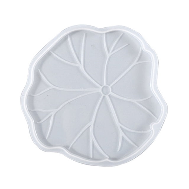 Techinal DIY Crafts Lotus Coaster Epoxy Resin Mold Tray Cup Mat Casting Silicone Mould