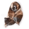 thumbnail image 1 of Bufanda para mujer manta larga a cuadros suave y lujosa sensación de cachemira unisex para hombres y mujeres bufanda de invierno, 1 of 5