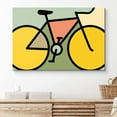 thumbnail image 2 of PixonSign Canvas Print Wall Art Old-Fashioned Geometric Bike Transportation Wilderness Illustrations Modern Art Contemporary Colorful Multicolor Ultra for Living Room, Bedroom, Office - 24x36, 2 of 5