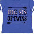 thumbnail image 3 of Inktastic Big Sis of Twins Sister Announcement Gift Toddler Toddler Girl T-Shirt, 3 of 4