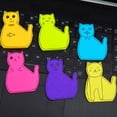 thumbnail image 4 of Sticky Notes HSYMQ Cute Cat, paquete de 6 colores brillantes para amantes de los gatos, 4 of 4