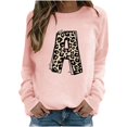 thumbnail image 2 of 2023 Chandail en Molleton de Mode pour Femmes 50 % de Rabais Liquidation Mode Décontractée Manches Longues Col Rond Imprimé Chandail en Molleton Dames Hauts Blouse, 2 of 3