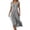 Grey, variant on Wdgfv Linen Dresses for Women 2025 Summer Beach Sleeveless Flowy Loose Maxi Sundress Boat Neck Button Down Gauze Dress