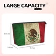 thumbnail image 3 of Mexico Small Purse Organizer Zipper Cosmetic Handbag Tote Pouch For Women, 3 of 7
