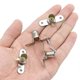 thumbnail image 4 of 12 Pack E10 Socket for Screw Light Bulbs 4 x 1.8 cm Silver Metal - LED Lamps Socket Base Small E10, 4 of 4