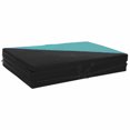 thumbnail image 6 of Ainfox 4'x10'x2" Thick Foldable Gymnastics Yoga Mats for Excise Fitness Pink and Purple Splicing(Black-Blue), 6 of 10