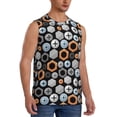 thumbnail image 2 of Fotbe Men's Colorful Screws Print Men's Sleeveless Muscle Tank Tops Casual T-Shirts for Gym Workout Beach-3X-Large, 2 of 8