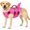 Pink, variant on Dog Life Jacket, High Buoyancy Swim Vest with Rescue Handle (Blue, X-Large) | For swimming, boating, pool, and beach use; reflective, adjustable design for small, medium, and large dogs
