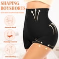 thumbnail image 6 of Womens Shapewear Shorts Tummy Control Body Shaper Underwear Shaping Boyshorts Seamless Shorts Under Dresses, 6 of 7