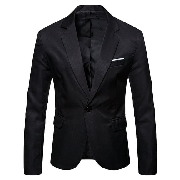 ZVNAΖH Mens Casual Sport Coat Slim Fit Lightweight Blazers Jacket One Button Business Suit Jackets