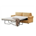 thumbnail image 4 of US Pride Furniture Viviana 76" W Polyester Cushion Back Sofa Bed, Yellow, 4 of 5