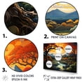 thumbnail image 3 of Designart "Summer'S Tree Magic I" Landscape Trees Floater Framed Wall Art Living Room, 3 of 5