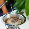 thumbnail image 5 of Coffee Dripper for Pour-Over Brewing, Featuring 800 Mesh Steel Filters That Enhance Extraction for a Robust Coffee Taste, Made of Stainless Steel-Stainless Steel, 5 of 5