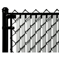 Gray 4ft Tube Slat for Chain Link Fence