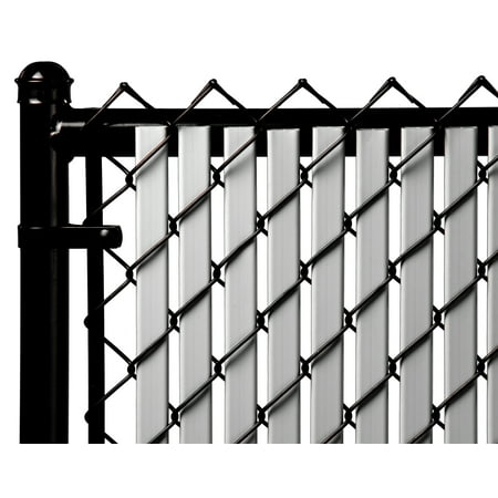 Gray 4ft Tube Slat for Chain Link Fence