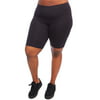 Womens Plus Size Solid Simple Activewear Workout Short Pants 14753-P