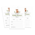 thumbnail image 3 of Inkdotpot 30 Fill In StyleBaby Shower Invitation Cards Jungle Animals Gender Neutral Blank Invites, 3 of 7
