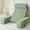 Sage Green, variant on 19" Reading Pillow for Bed with Built-in Arms & Large Pockets, Supportive Backrest Cushion for Reading, Resting, or Reclining, Washable Cover – Grey