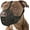Black, variant on Pitbull Muzzle for Large Medium Sized Dogs to Prevent Biting Scavenging, Basket Muzzle for Rottweiler Staffordshire Terrier in Grooming Training, Allow to Pant Drink, Lightweight and Sturdy
