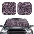 thumbnail image 2 of Balery 2 Piece Flower Car Windshield Sun Shade|Foldable Front Windshield Shade for Car Front Window for Most Sedans SUV Truck-Large, 2 of 7