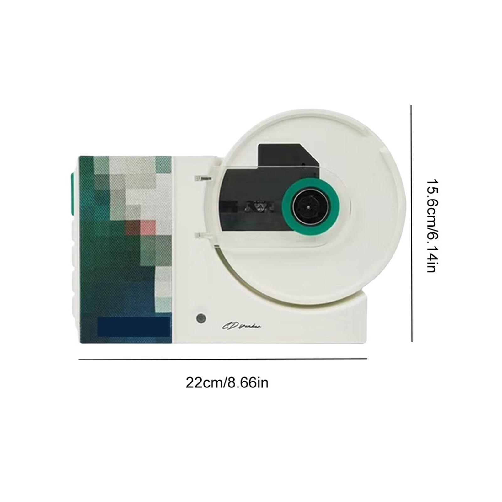 Wall-Mounted Portable CD Player with Remote Control CD Player Music Player USB Bluetooth-Compatible ,Multi-Functional