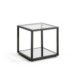 thumbnail image 1 of Home Gear End table Black Base Mirror shelf, 1 of 1