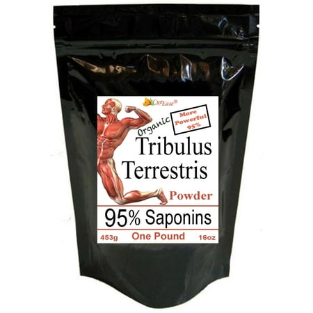 Organic Tribulus Terrestris 95% Saponins Natural Testosterone (Best Tribulus Testosterone Booster)
