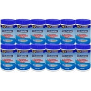Colemerg Antibacterial Wet Wipes, 960 Wipes, 12 Pack - 80/Canister - One Hand Open Everyday and Travel Wipes