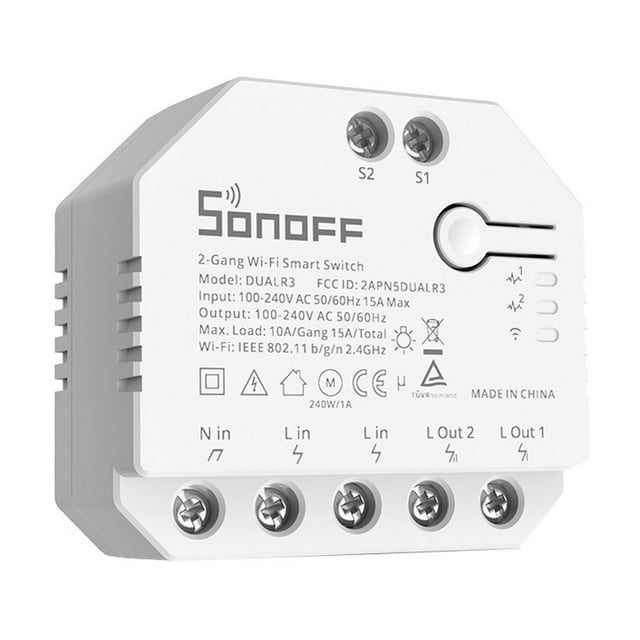 WiFi Smart Switch Two Way Remote Wireless Remote Control Voice Assistant Module Portable Home Apartment Office Window Shade Controller As shown
