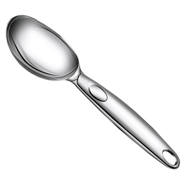 Ice Cream Scoop, Stainless Steel Ice Cream Scoop, Polished, 3 Pieces  Different Sizes Small 4cm, Medium 5cm & Large 6cm Ice Cream Spoon With  Ejector, R