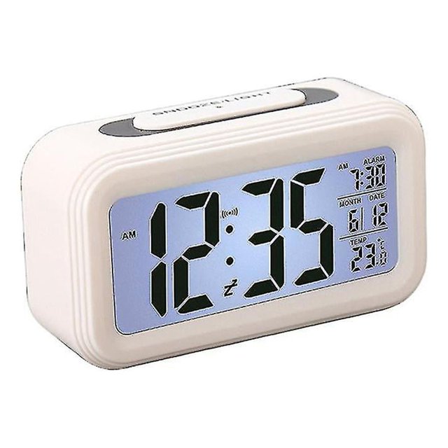 Reloj despertador inteligente con temperatura, pantalla Led, retroiluminación Digital, calendario, repetición de escritorio, Mini electrónico