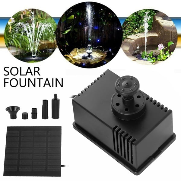 180L/H Solar Fountain Pump Kit Free Standing 1.5W Solar Panel Water Pump Garden Fountain Patio