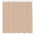 thumbnail image 2 of Ambesonne Dog Paws Shower Curtain, Happy Smiling Corgi Puppy, 69"Wx75"L, Amber Pale Peach and White, 2 of 4