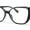 Black, variant on Retro Womens Classy Oversized Rectangular Cat Eye Reading Glasses Black +1.00