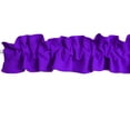 thumbnail image 2 of Solid Poplin Curtain Sleeve Topper Purple, 2 of 2