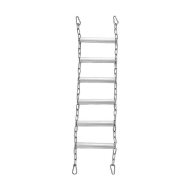 Puente de escalera para pájaros, resistente a mordeduras, para loros, pinzones, agapornis y cotorras. Varilla de pie de 22 mm.