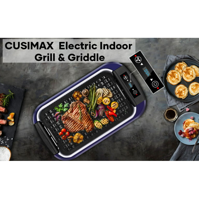 Electric Grill TG102 Indoor Smokeless, 120V 1600W, US Plug-Black –  sinopurencentre