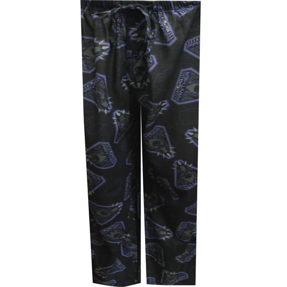 Briefly Stated Mens Marvel Comics Black Panther Performance Fabric Guys Lounge Pants (Medium)