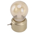thumbnail image 4 of Nightstand Light, Vintage LED Bulb Table Lamp Toggle Switch Decorative ABS Glass  for Bedroom, 4 of 8