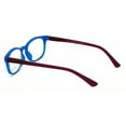 thumbnail image 4 of Fun Neon Color Spherical Frame Readers Reading Glasses - Matte Translucent Anti Blue Blocker Blue Purple +2.75, 4 of 4