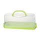 thumbnail image 4 of rectangular Almacenamiento de alimentos Multiuseo con caja de contenedor de almacenamiento de pastel de pan de párpado transparente para Verde, 4 of 8