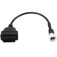 thumbnail image 1 of Unique Bargains 3 Pin to OBDII OBD Cable Cord Diagnostic Adapter Cable Motorcycle OBD2 Scanner Diagnostic Cable Adapter, 1 of 6