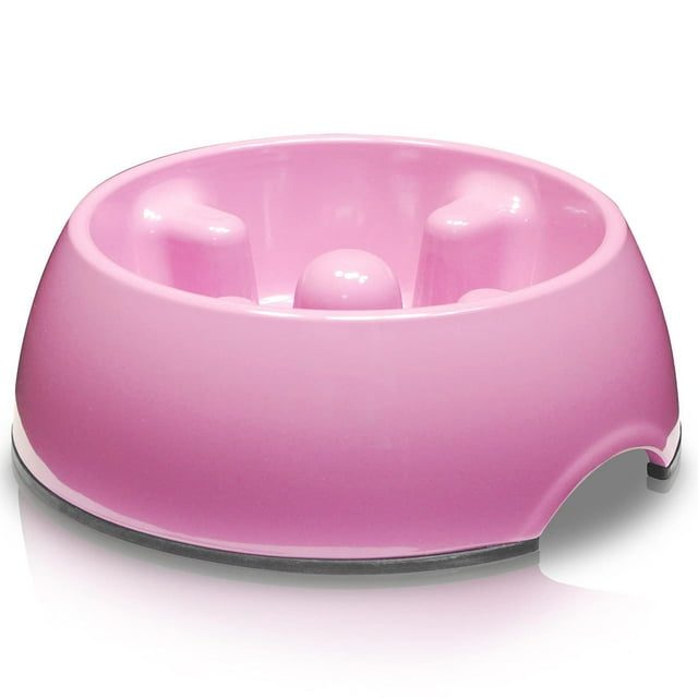 Comedero Lento Dogit Rosa XS Anti-Gulping para Perros