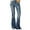 Navy, variant on QATAINLAV Jeans for Women Button High Waisted Flare Pants Casual Denim Bell Bottom 2024 Outdoor Solid Color Trousers with Pockets Streetwear The Today Show Steals and Sales Navy XL